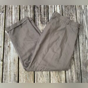 Taupe Brown Bill Robinson Men’s 48X30 Casual Pants